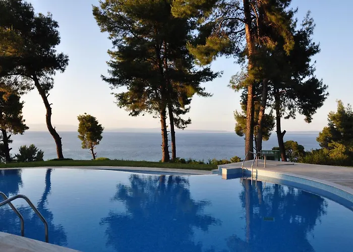 Charming With Seaview In A Gated Complex * Kriopigi